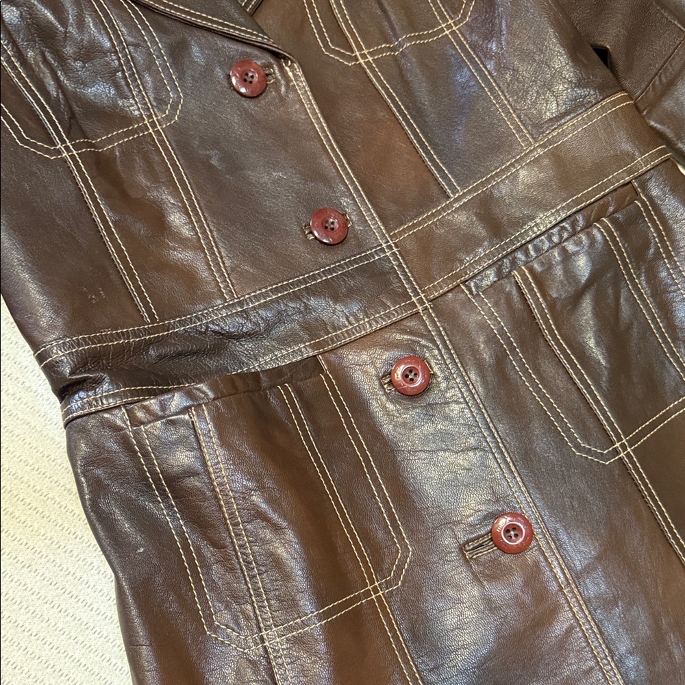 Wilsons Leather Jacket - Brown - image 10